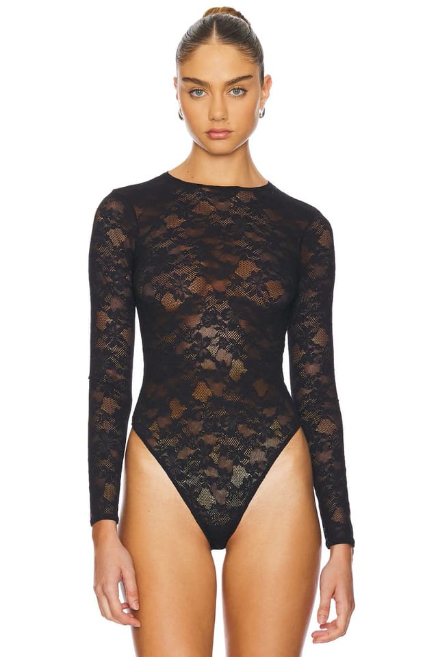 revolve Le Stretch Long Sleeve Bodysuit - 2