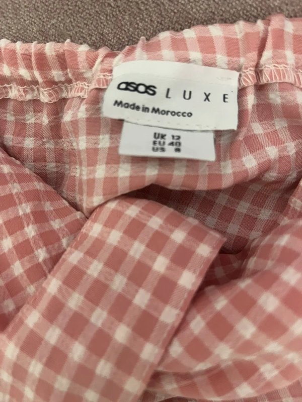 ASOS ASOS Luxe gingham halter top - 1