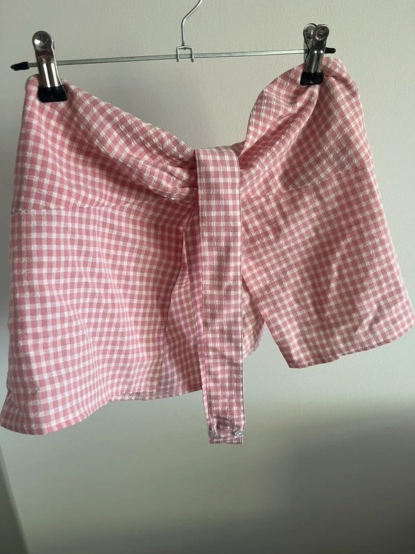 ASOS ASOS Luxe gingham halter top - 2