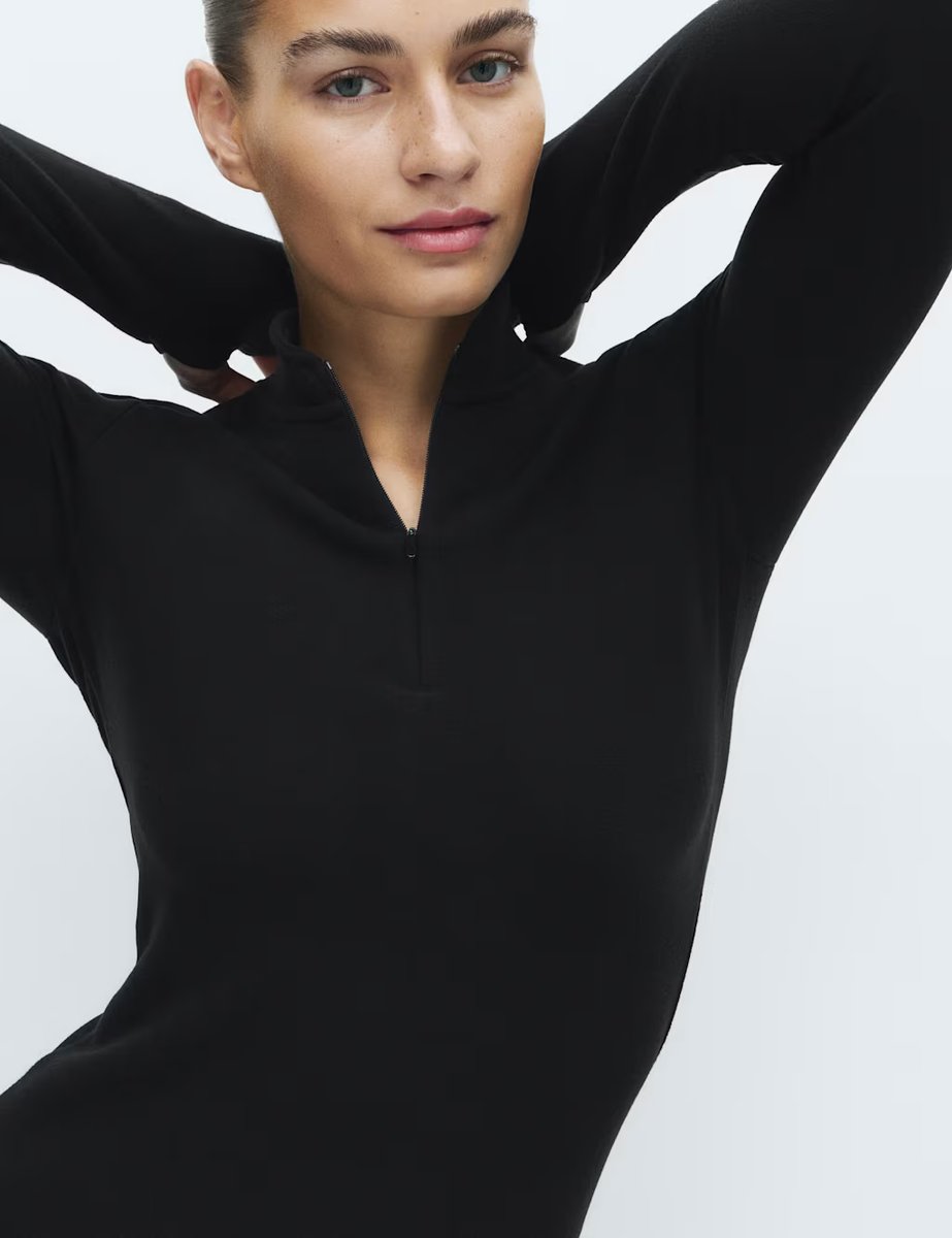 Marks & Spencer M&S Heatgen™ Maximum Thermal Funnel Neck Top Black - 4