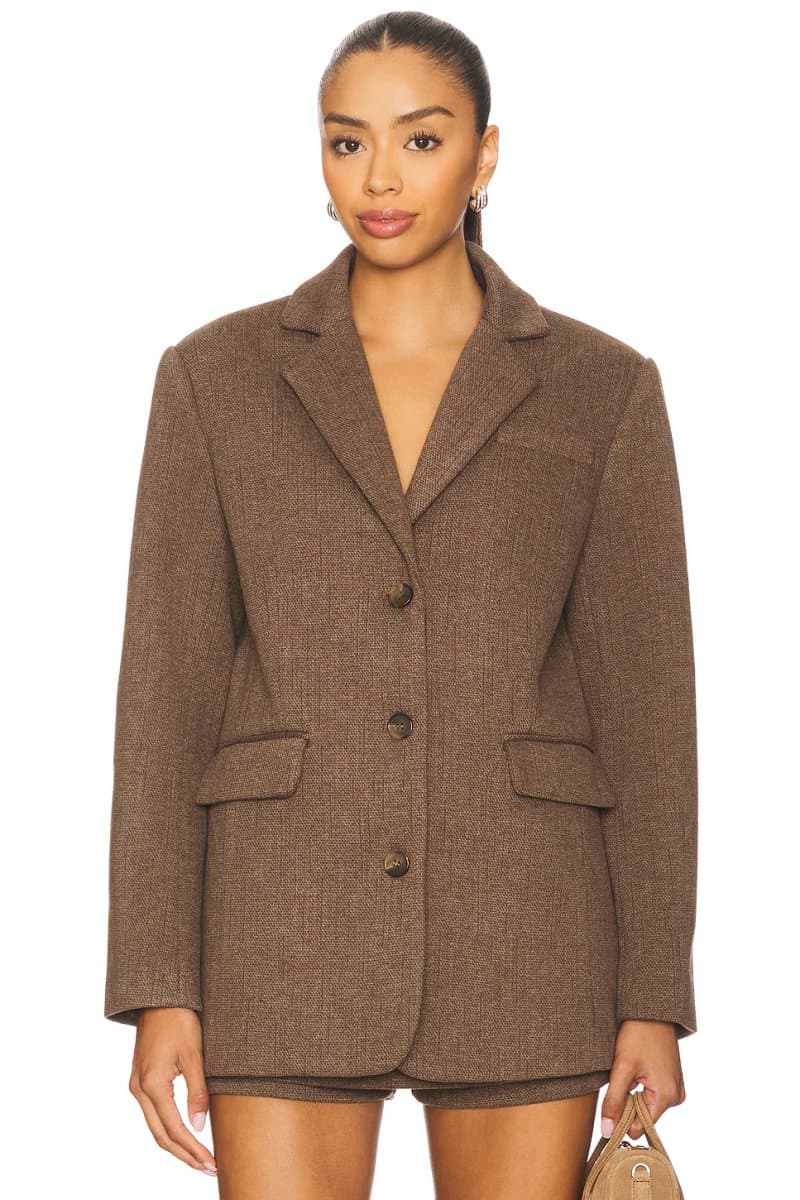 revolve Revolve Belmont Blazer in Brown