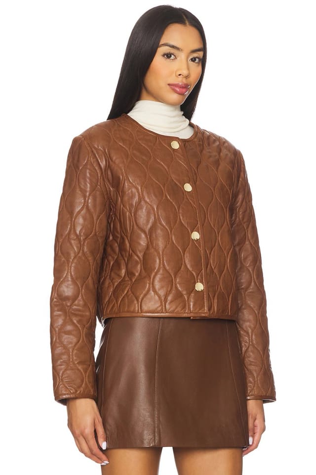 revolve Wanda Genuine Leather Jacket - 3