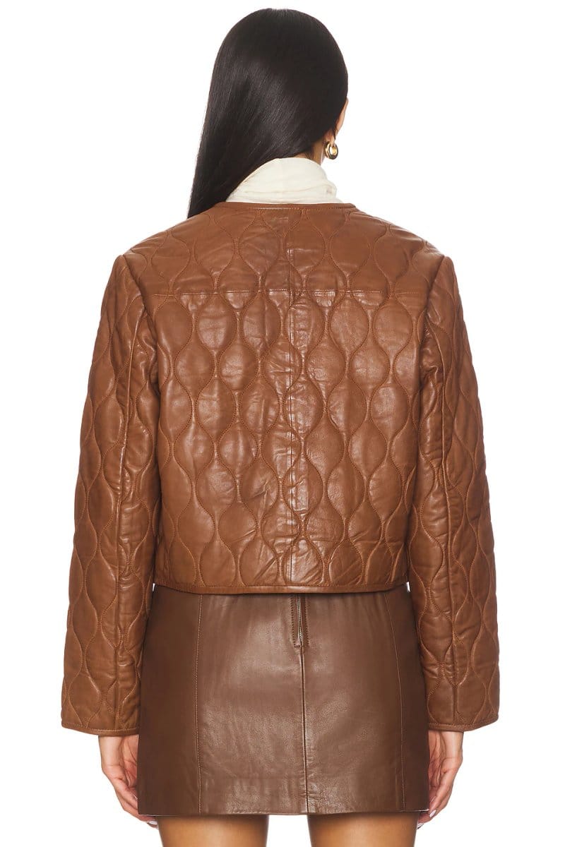 revolve Wanda Genuine Leather Jacket - 4