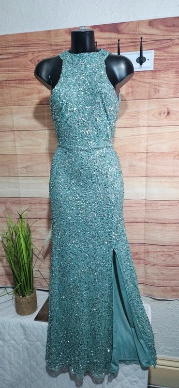 beautt Insane Beautt Mint embellished sequin occasions dress size 10 bnwot - 2