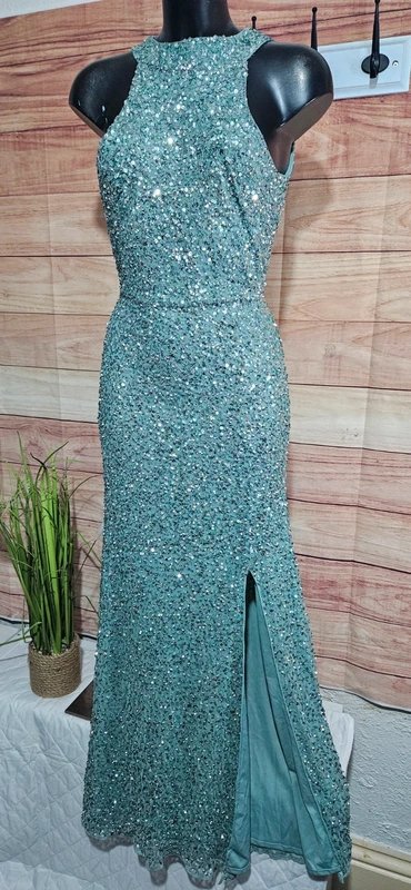 beautt Insane Beautt Mint embellished sequin occasions dress size 10 bnwot - 3