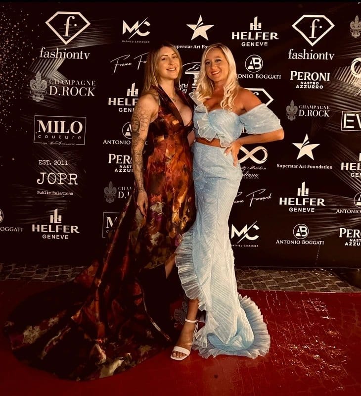 ASOS Asos Luxe co ord skirt top set ruffle frill train tulle occasion dress - 4