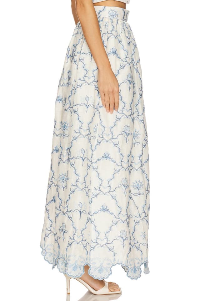 revolve Tangelo Maxi Skirt - 3