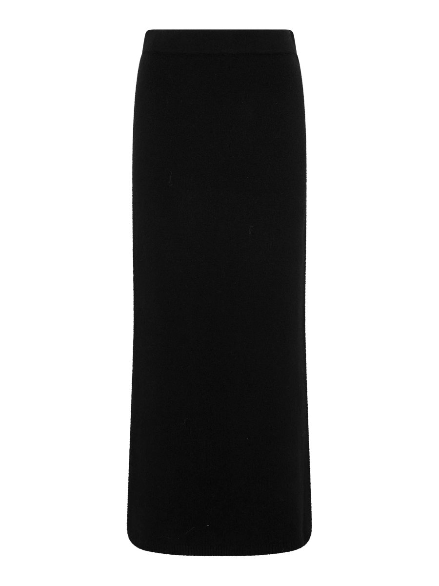 OMNES Queenie Knitted Skirt in Black - 4