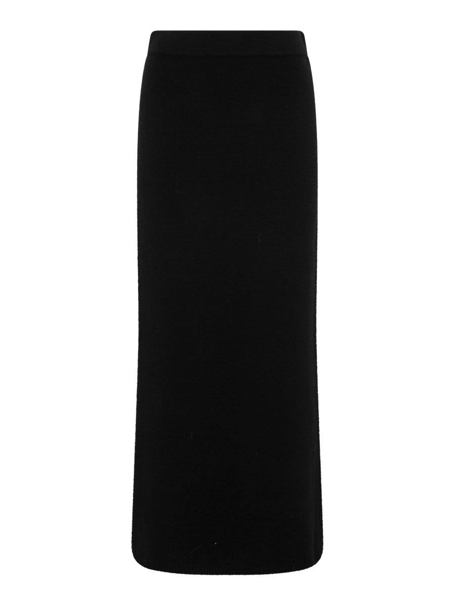 OMNES Queenie Knitted Skirt in Black - 4