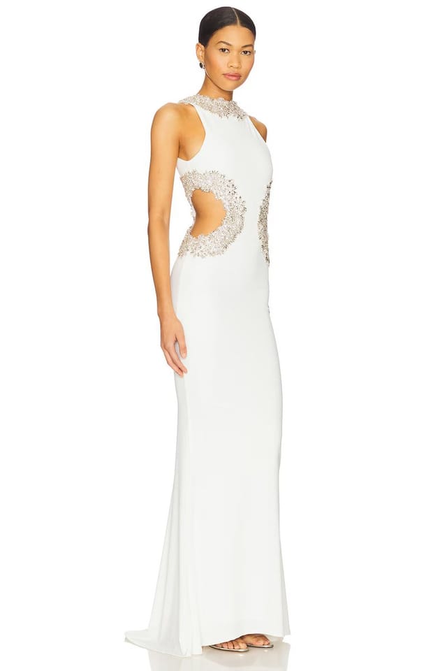 revolve Camila Rhinestone Gown - 2