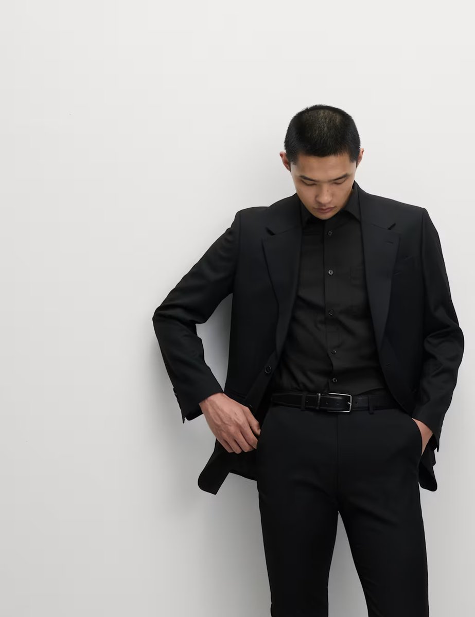 Marks & Spencer M&S 3 Pack Regular Fit Easy Iron Short Sleeve Shirts Black - 3