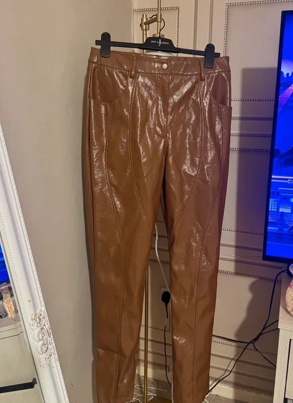 ASOS ASOS Luxe Leather Trousers