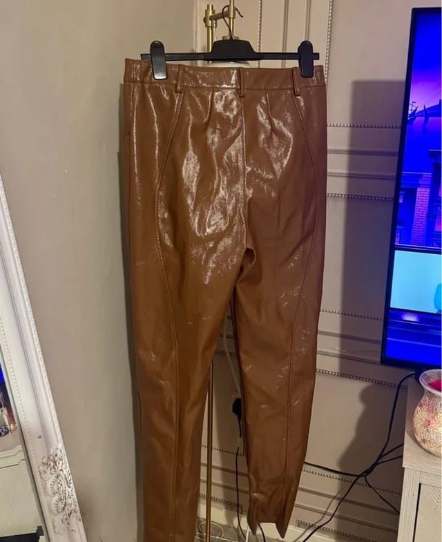 ASOS ASOS Luxe Leather Trousers - 2