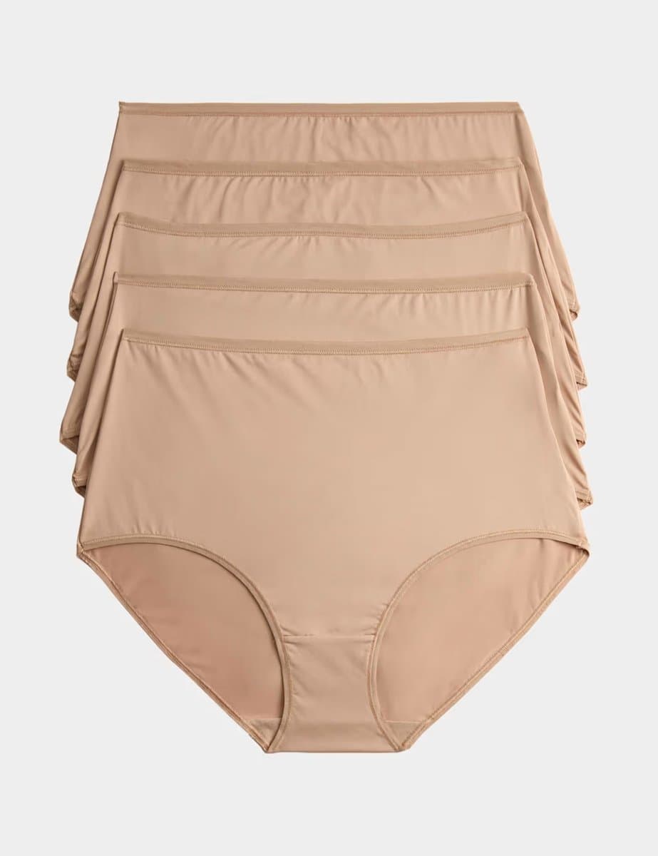 Marks & Spencer M&S 5pk Microfibre Full Briefs Rose Quartz