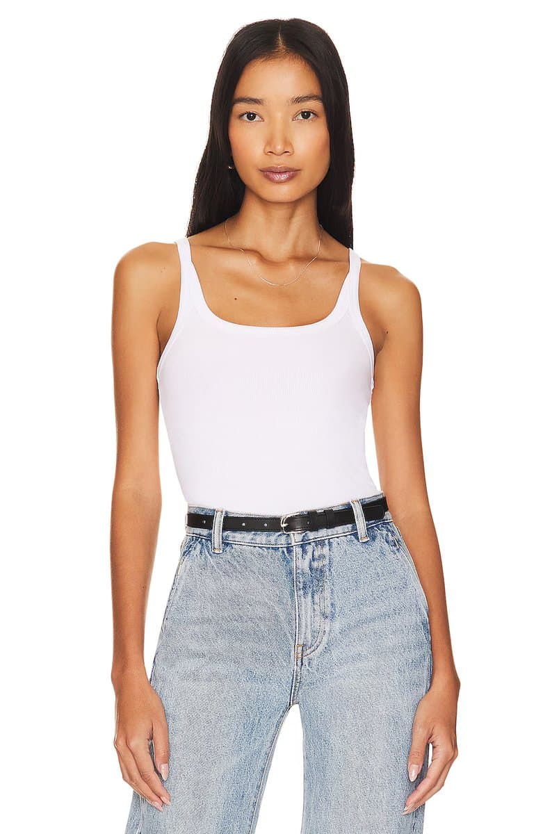 revolve Revolve Timeless Ribbed Tank in White