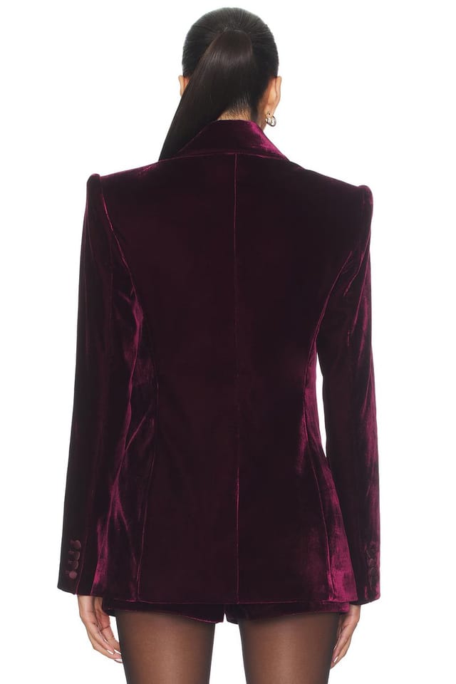 revolve Reffie Velvet Blazer - 3