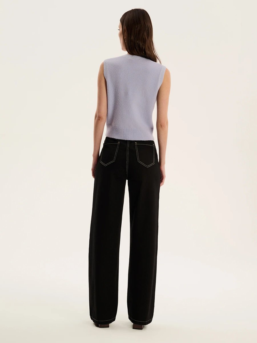 OMNES Bob Sweater Vest in Light Blue - 3