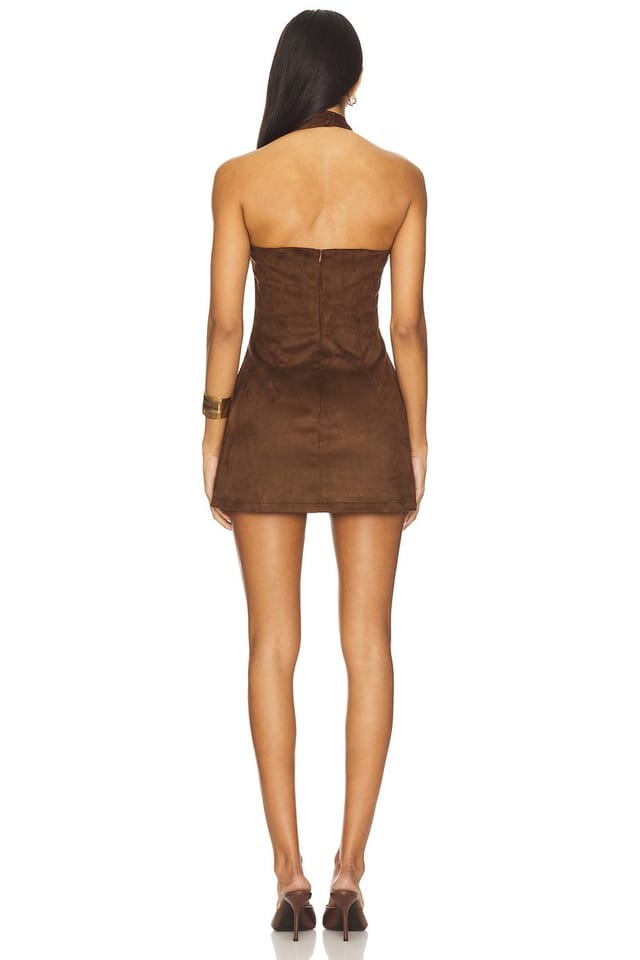 revolve Amelia Suede Mini Dress - 3