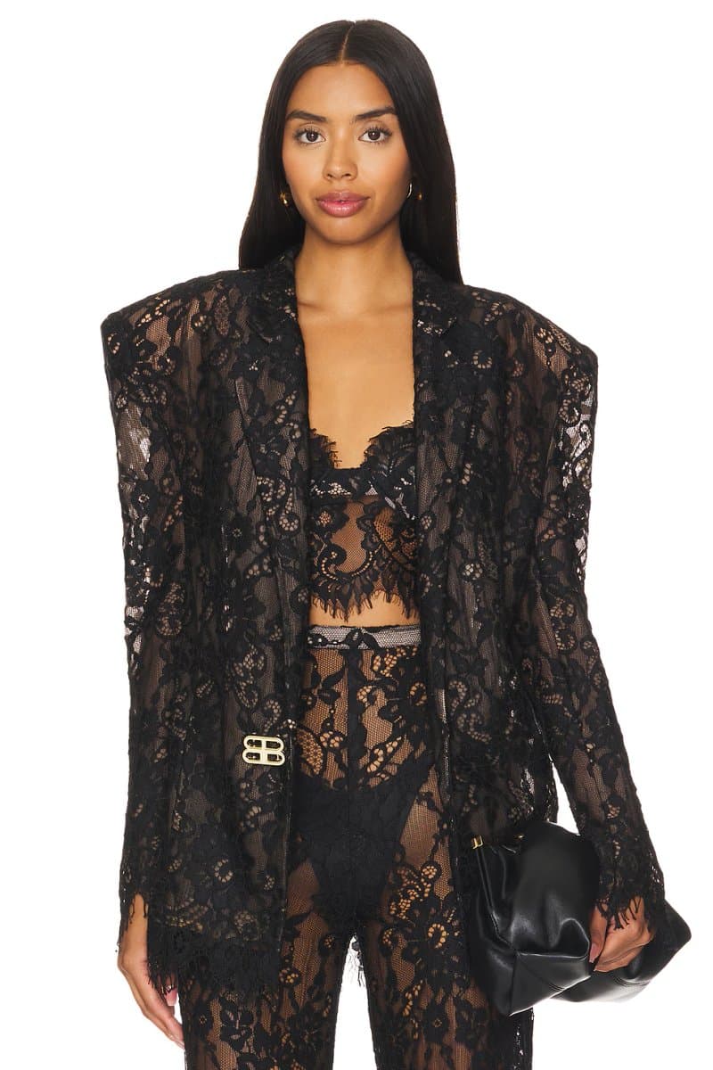 revolve Capri Lace Blazer