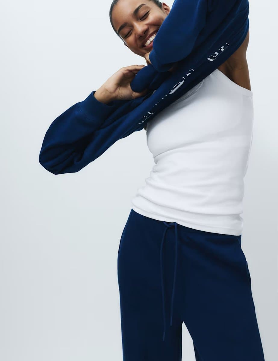 Marks & Spencer M&S Cotton Rich Secret Support™ Bra Vest White