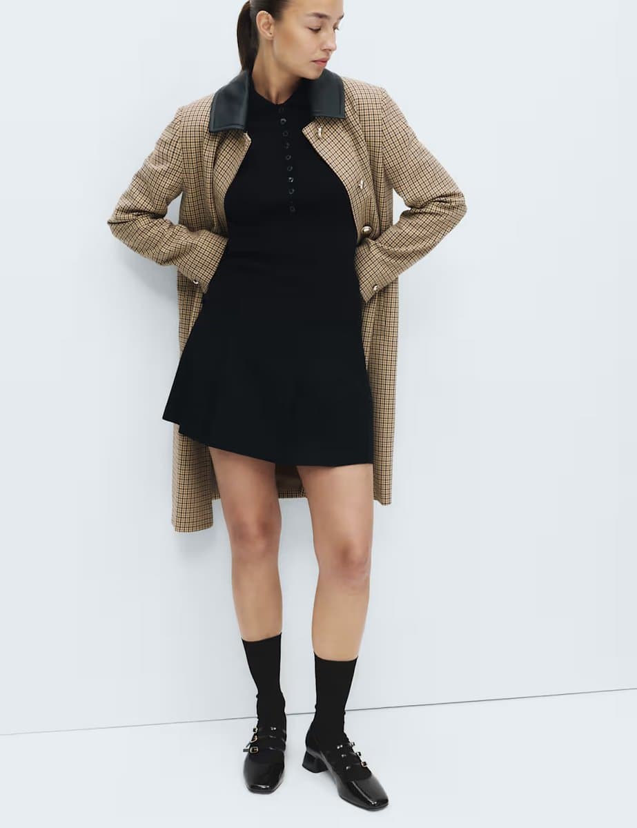 Marks & Spencer M&S Black Ribbed Ankle High Socks