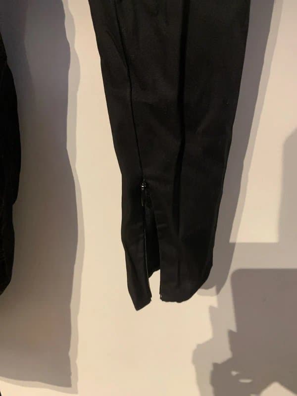 ASOS Asos Design Luxe Twist Bust Puff Sleeve Ruched Poplin Mini Dress in Black, Size: Uk 12