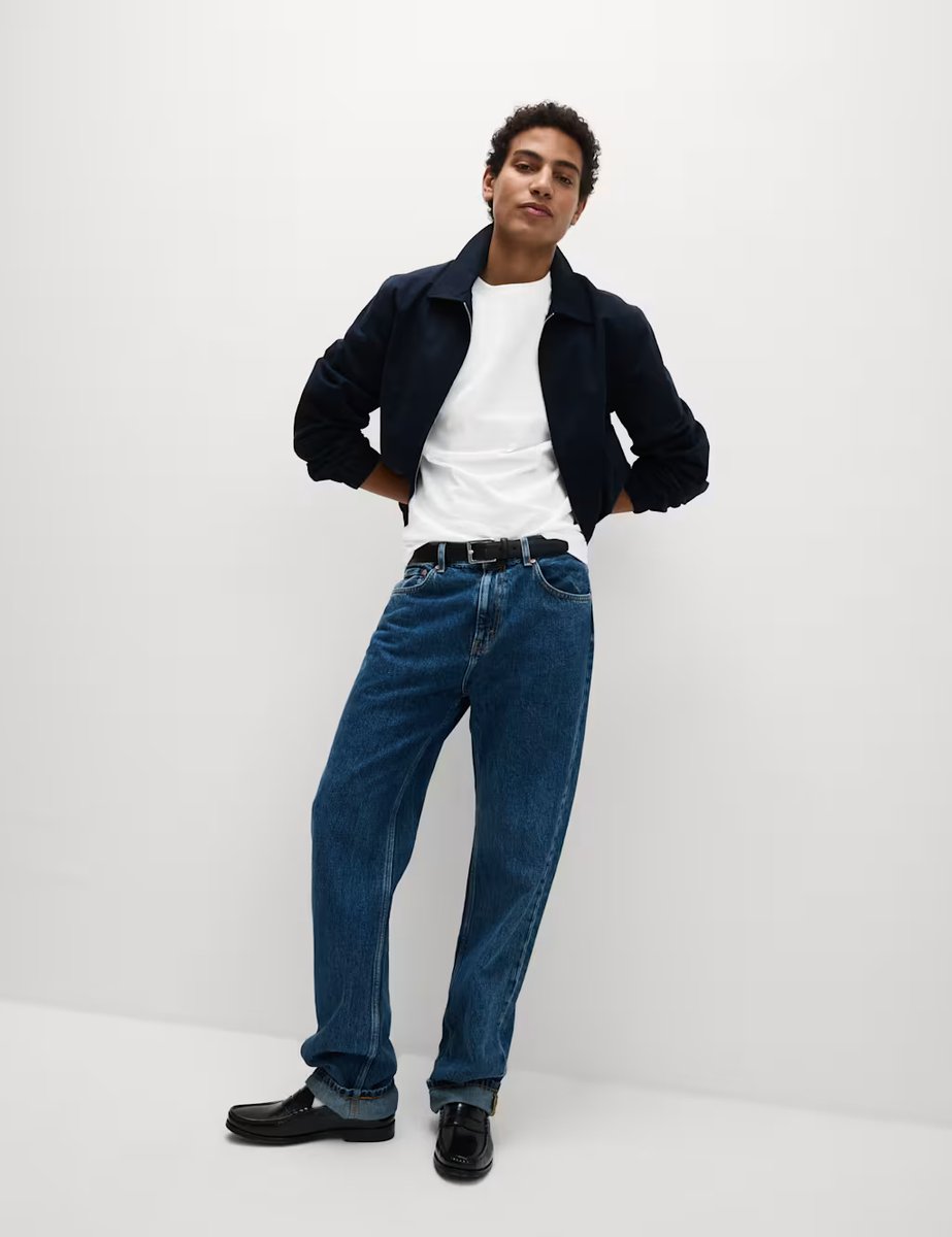 Marks & Spencer M&S 7 Pack Pure Cotton Crew Neck T-Shirts White - 3