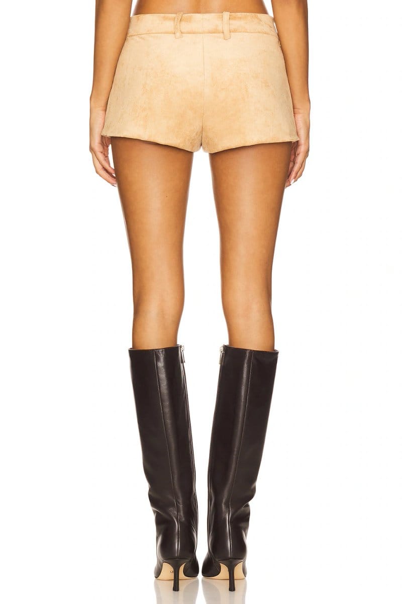 revolve x REVOLVE Caresse Suede Shorts - 4