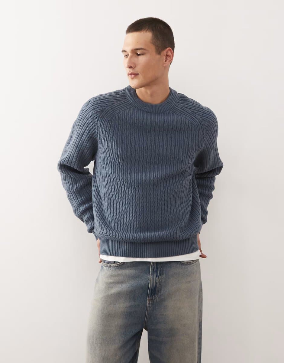 ASOS COLLUSION Knitted sweat in blue