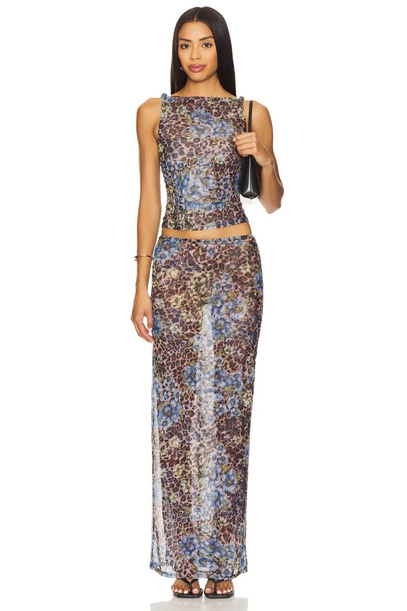revolve Concha Maxi Skirt Set