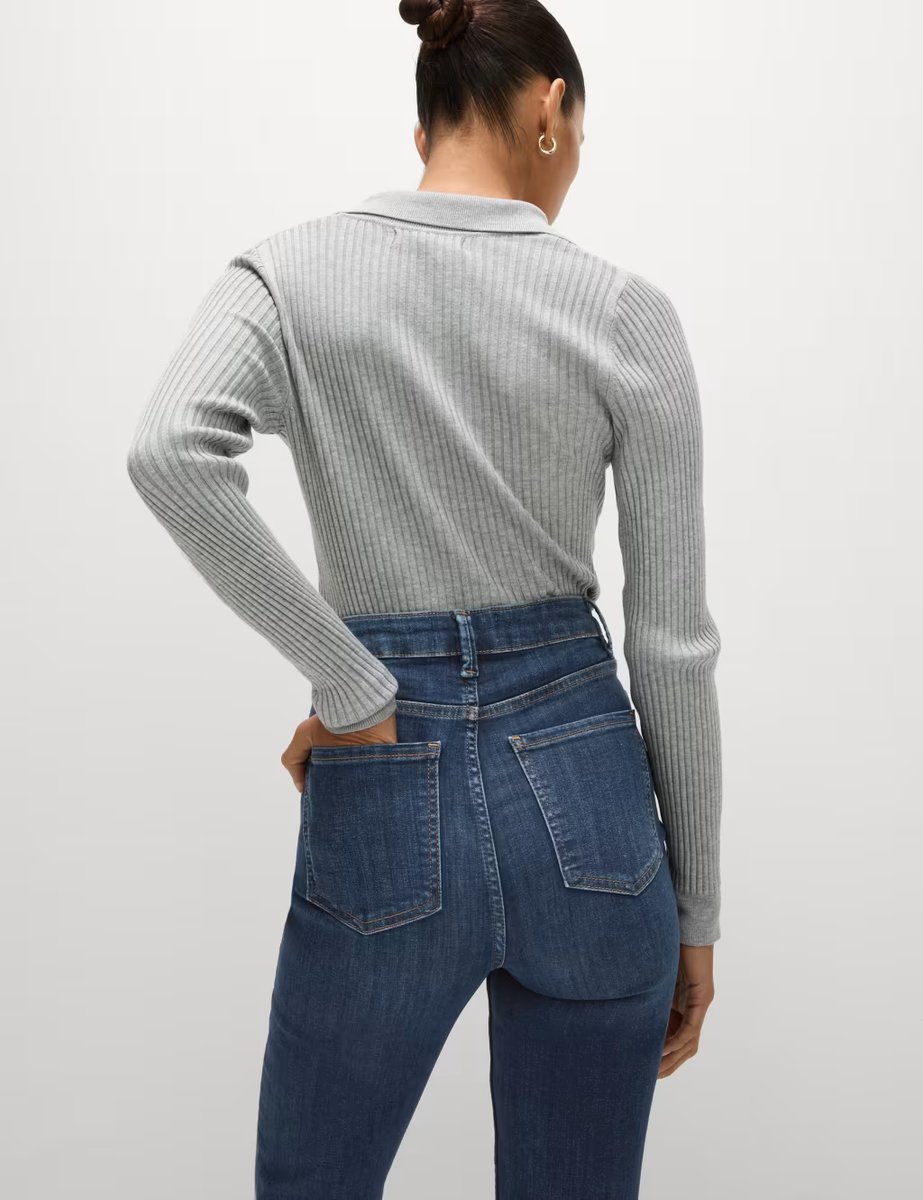 Marks & Spencer M&S Ivy Supersoft High Waisted Skinny Jeans Dark Indigo - 3