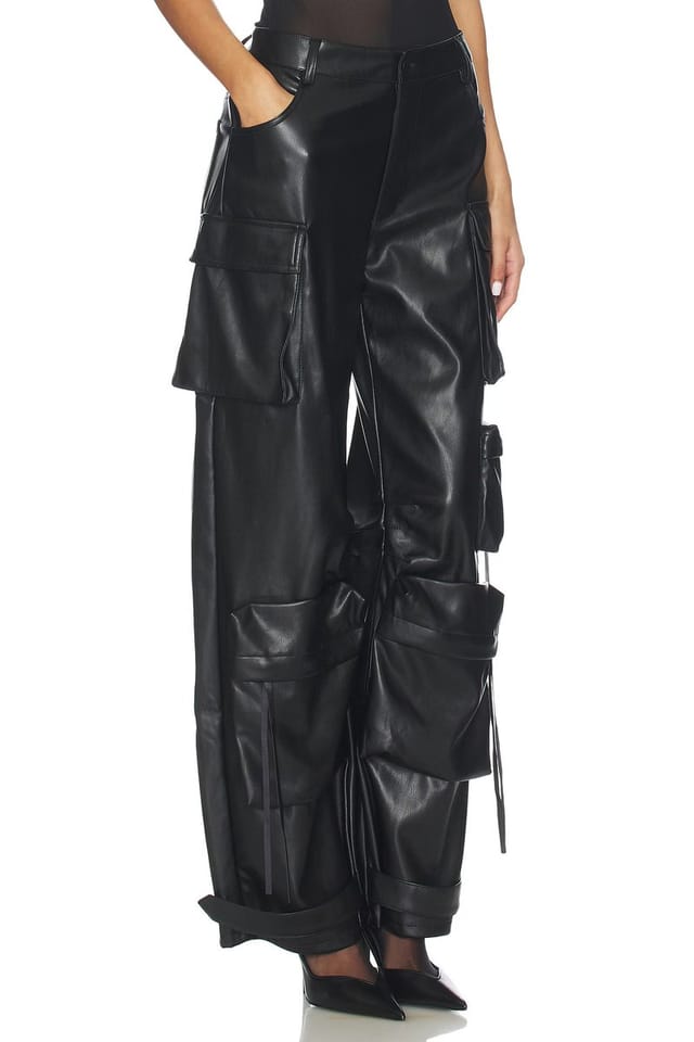 revolve Duo Faux Leather Pant - 2