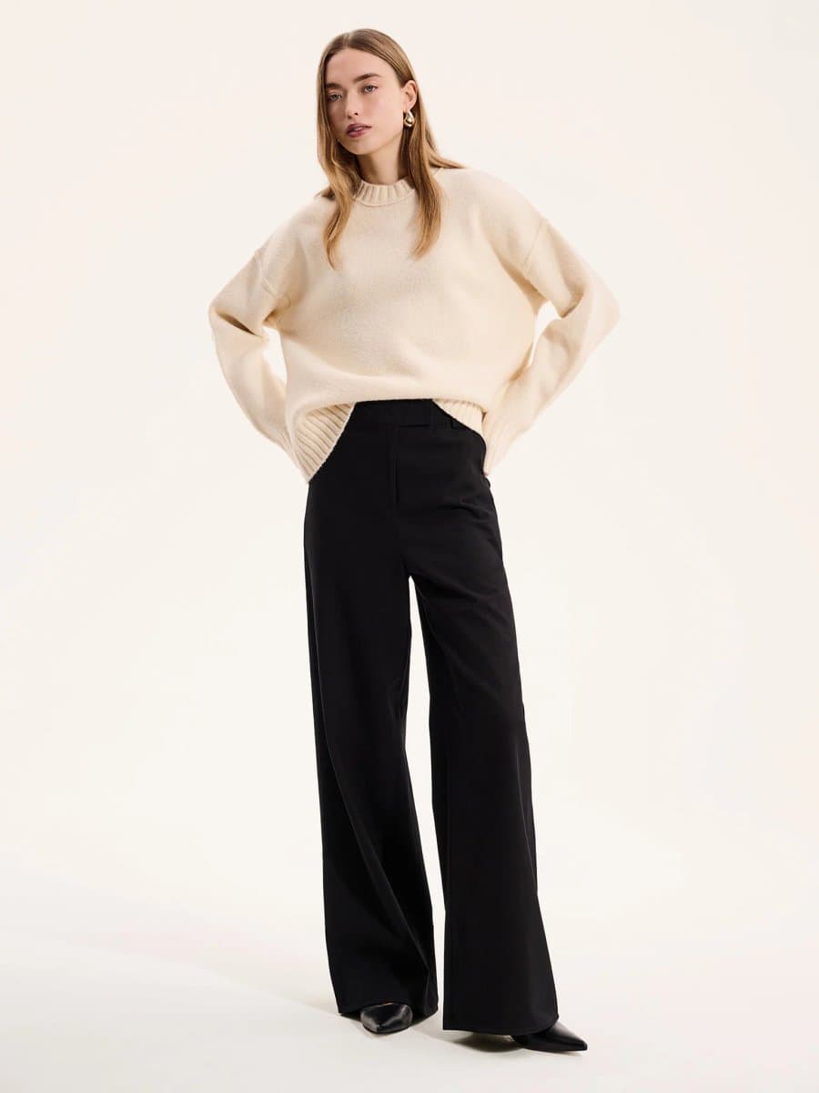 OMNES OMNES High-Waisted Clarice Trouser in Black