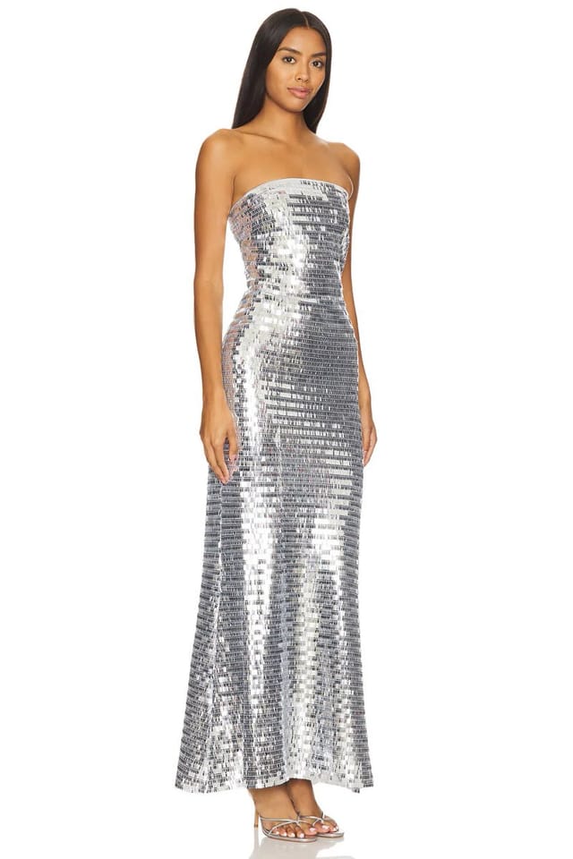 revolve Sculpty Strapless Sequin Dress - 2