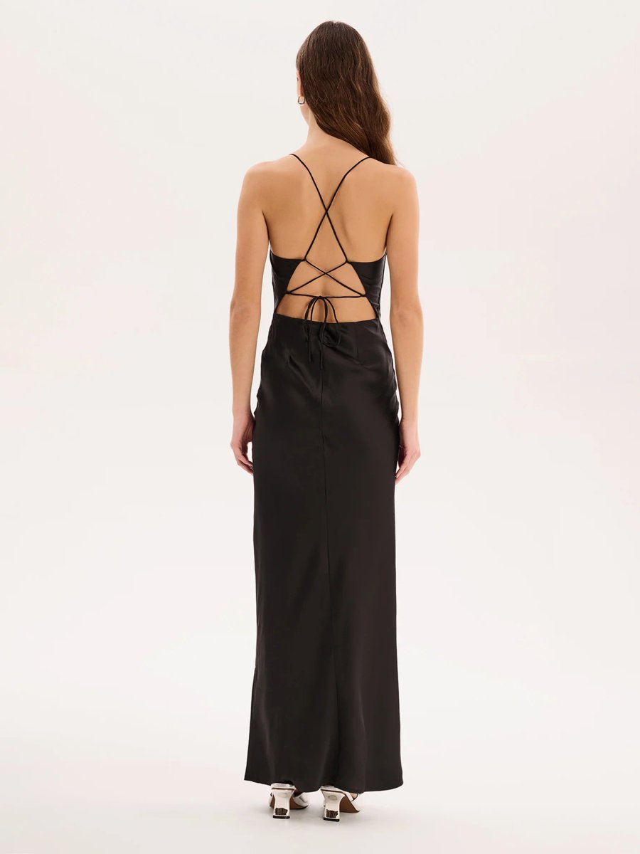 OMNES Ginny Maxi Dress in Black - 2