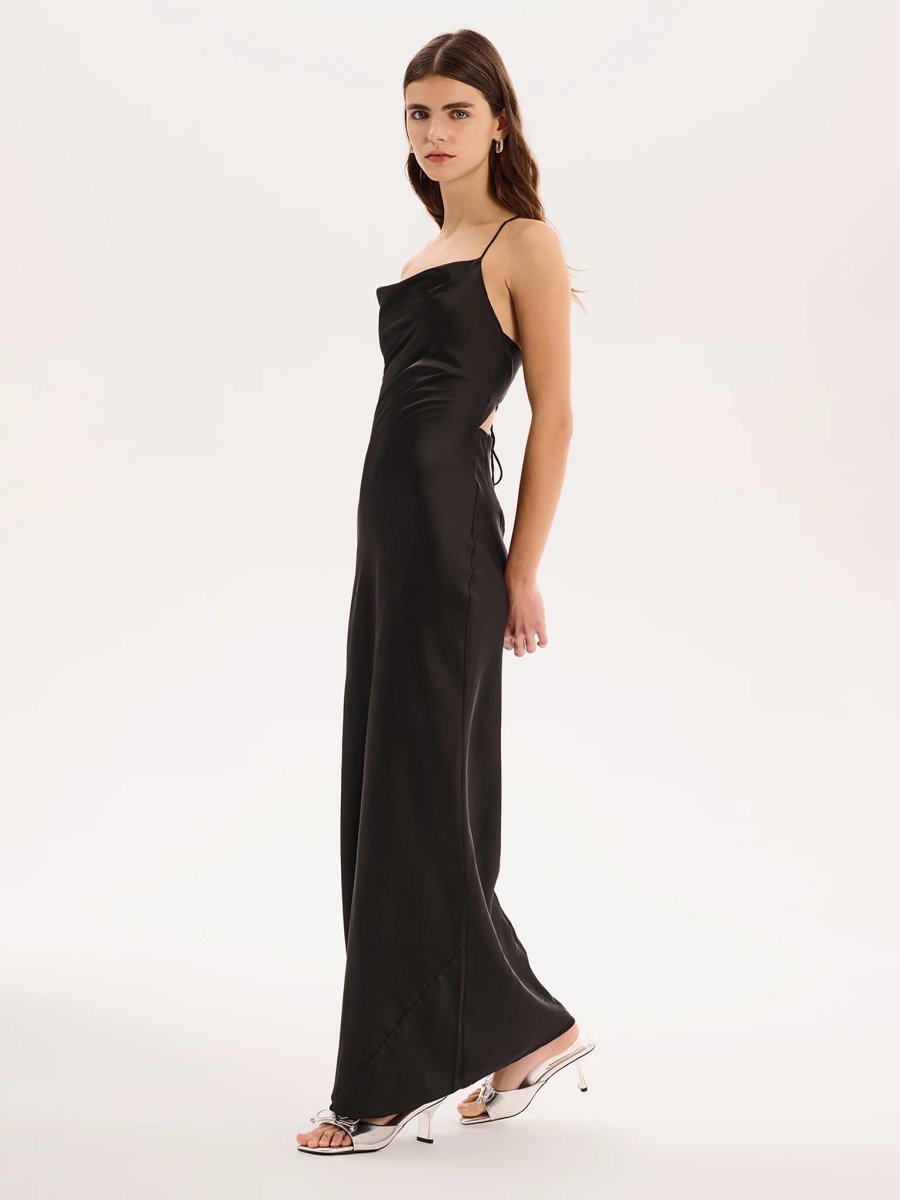 OMNES Ginny Maxi Dress in Black - 3