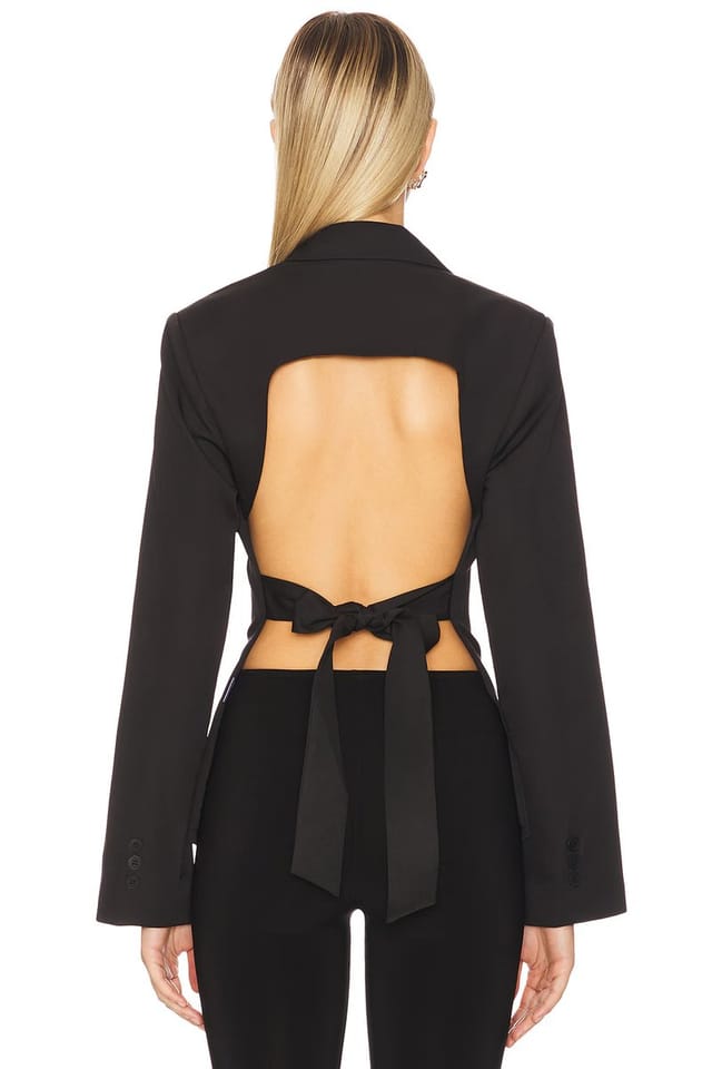 revolve Valerie Open Back Blazer - 3