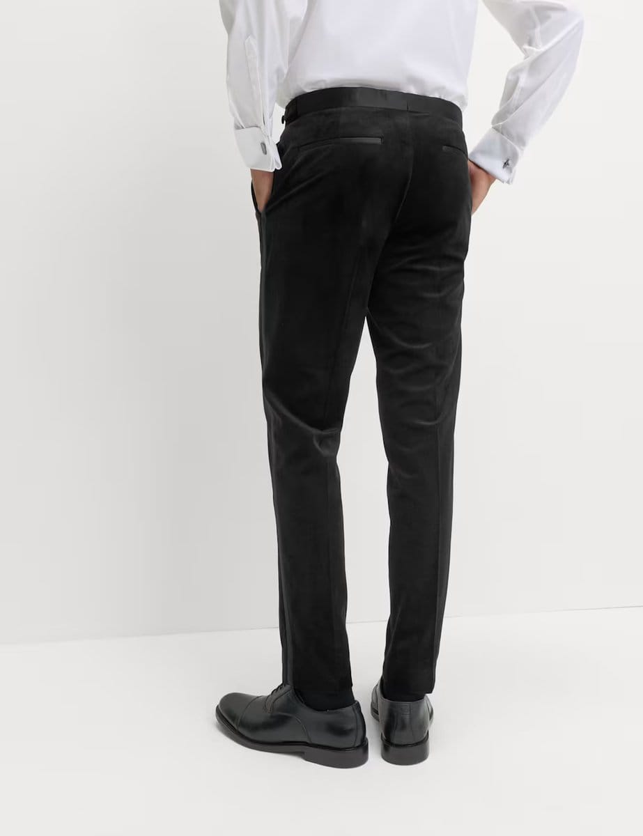 Marks & Spencer M&S Velvet Suit Trousers Black - 4