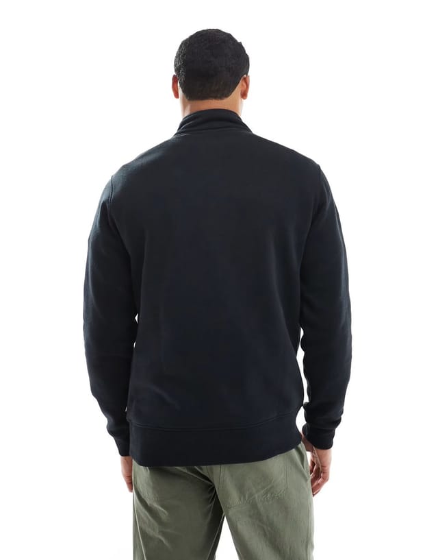 ASOS ONLY & SONS half zip sweat in black - 3