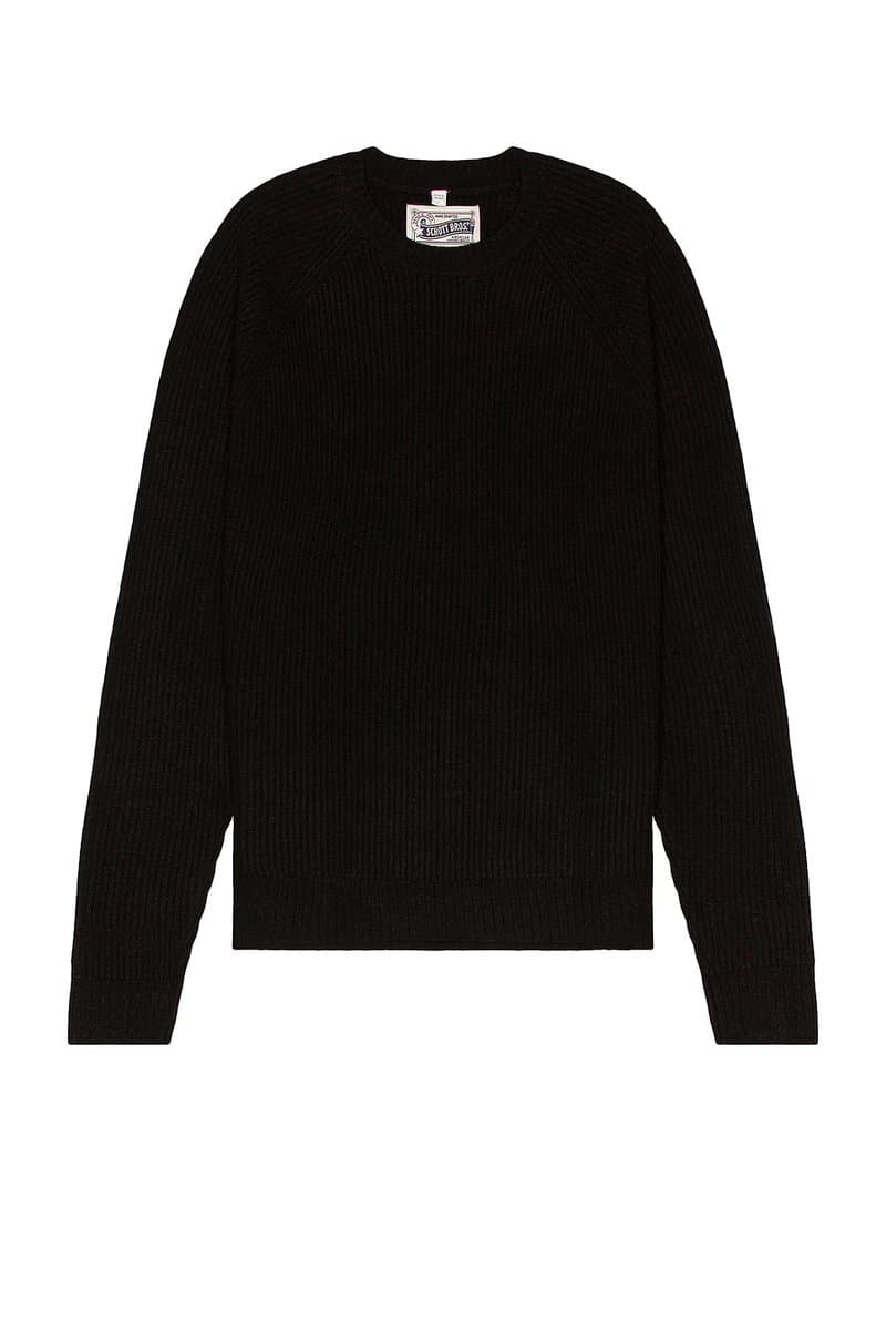 revolve Ribbed Wool Crewneck Sweater