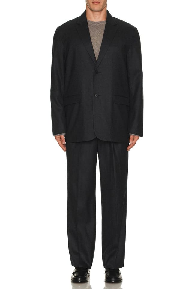 revolve Wool Saxony Tailored Jacket - 2