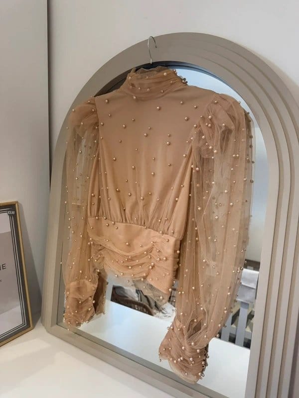 ASOS ASOS pearl embellished top - 4