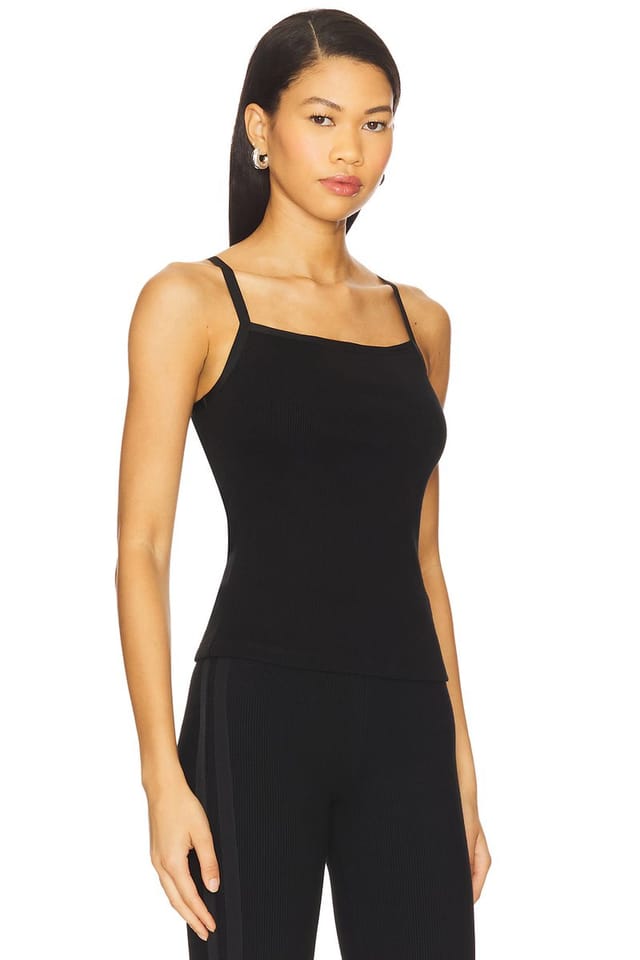 revolve Rib Satin Tank Top - 2