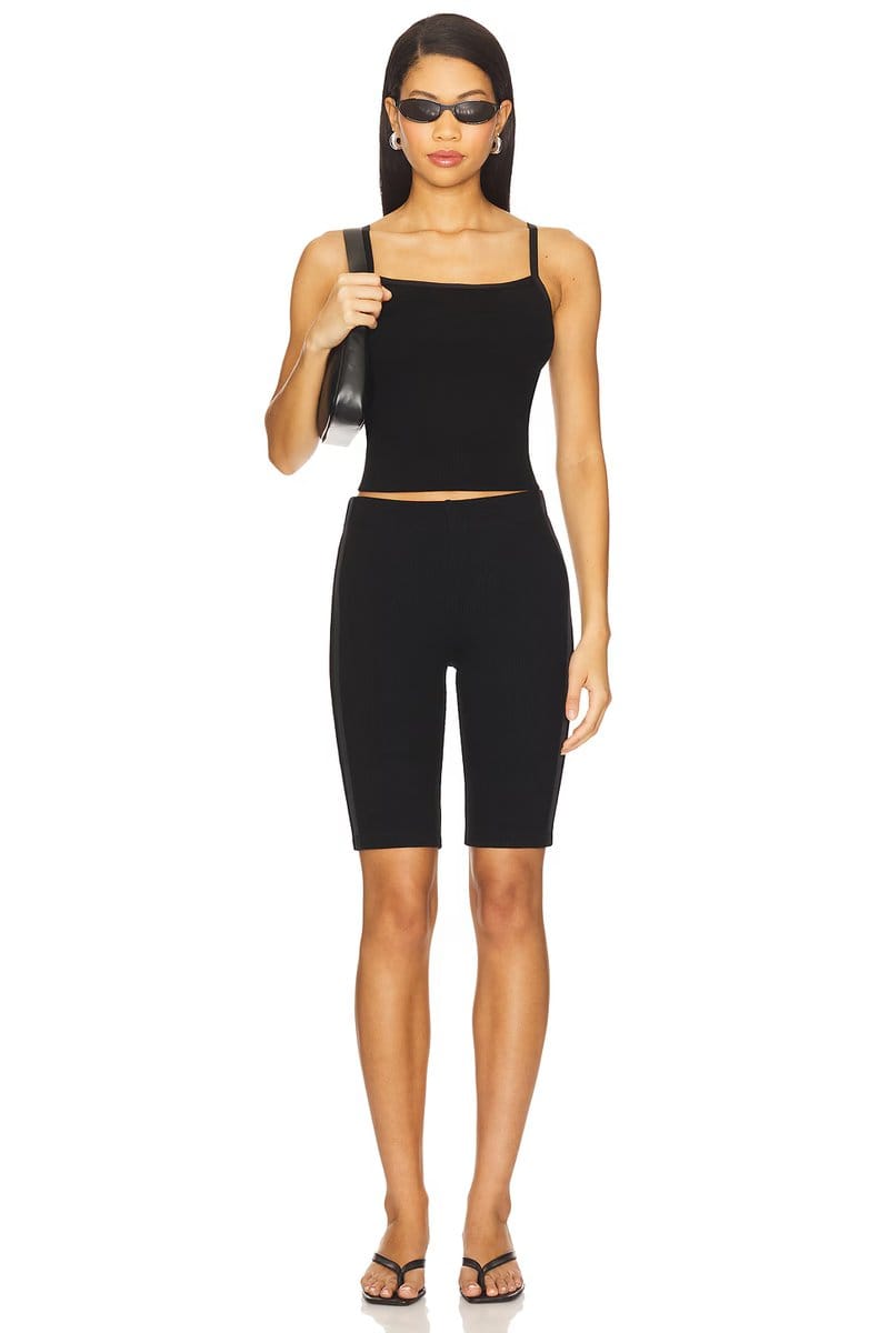 revolve Rib Satin Tank Top - 4