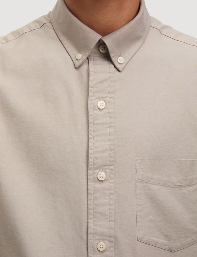 Marks & Spencer M&S Ultimate Pure Cotton Oxford Shirt Neutral - 2