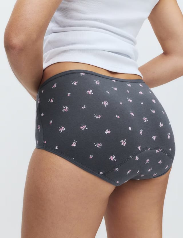 Marks & Spencer M&S 2 Pack Heavy Absorbency Period Knicker Shorts Carbon - 2