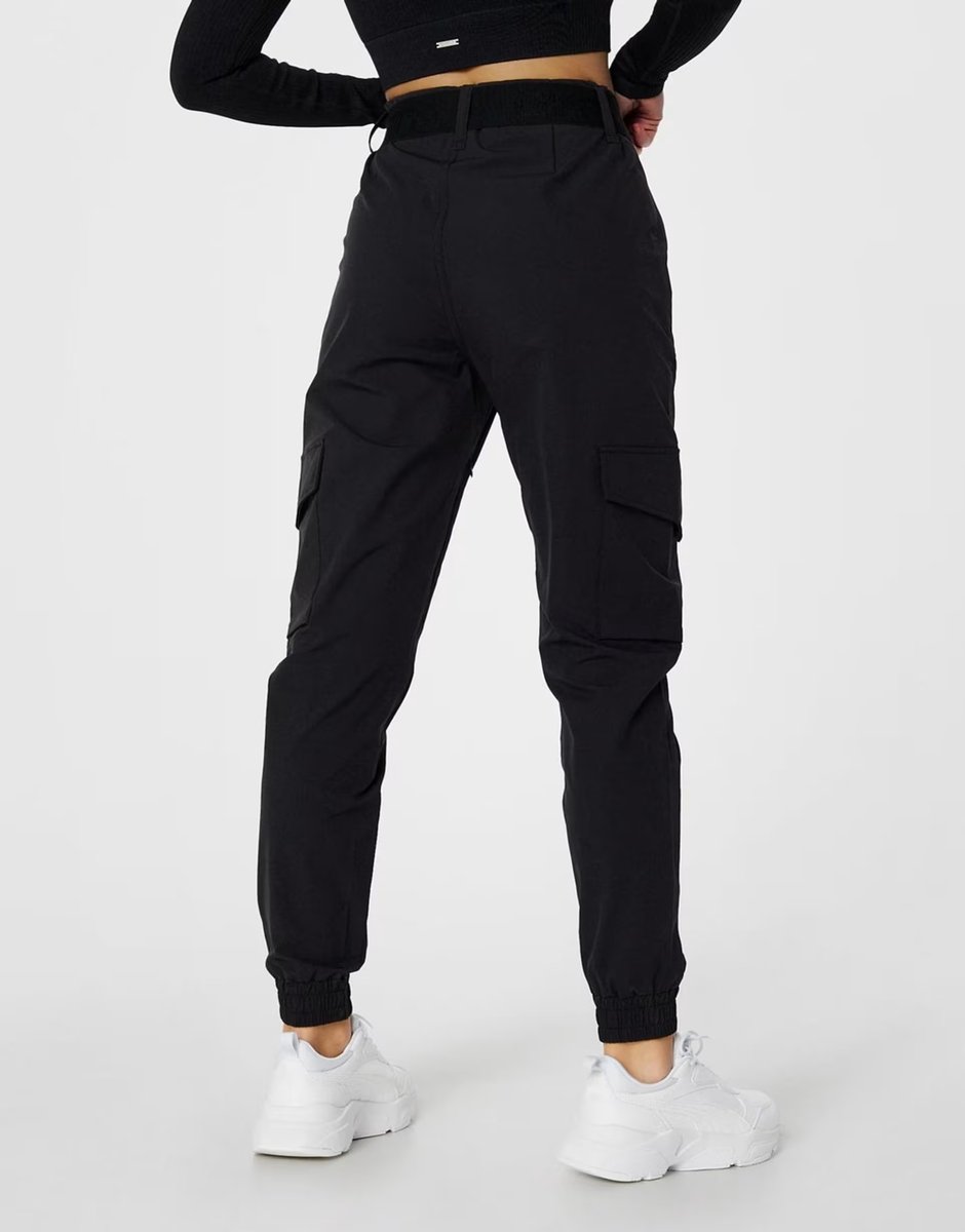 ASOS Aim'n Black cargo pants in black - 3