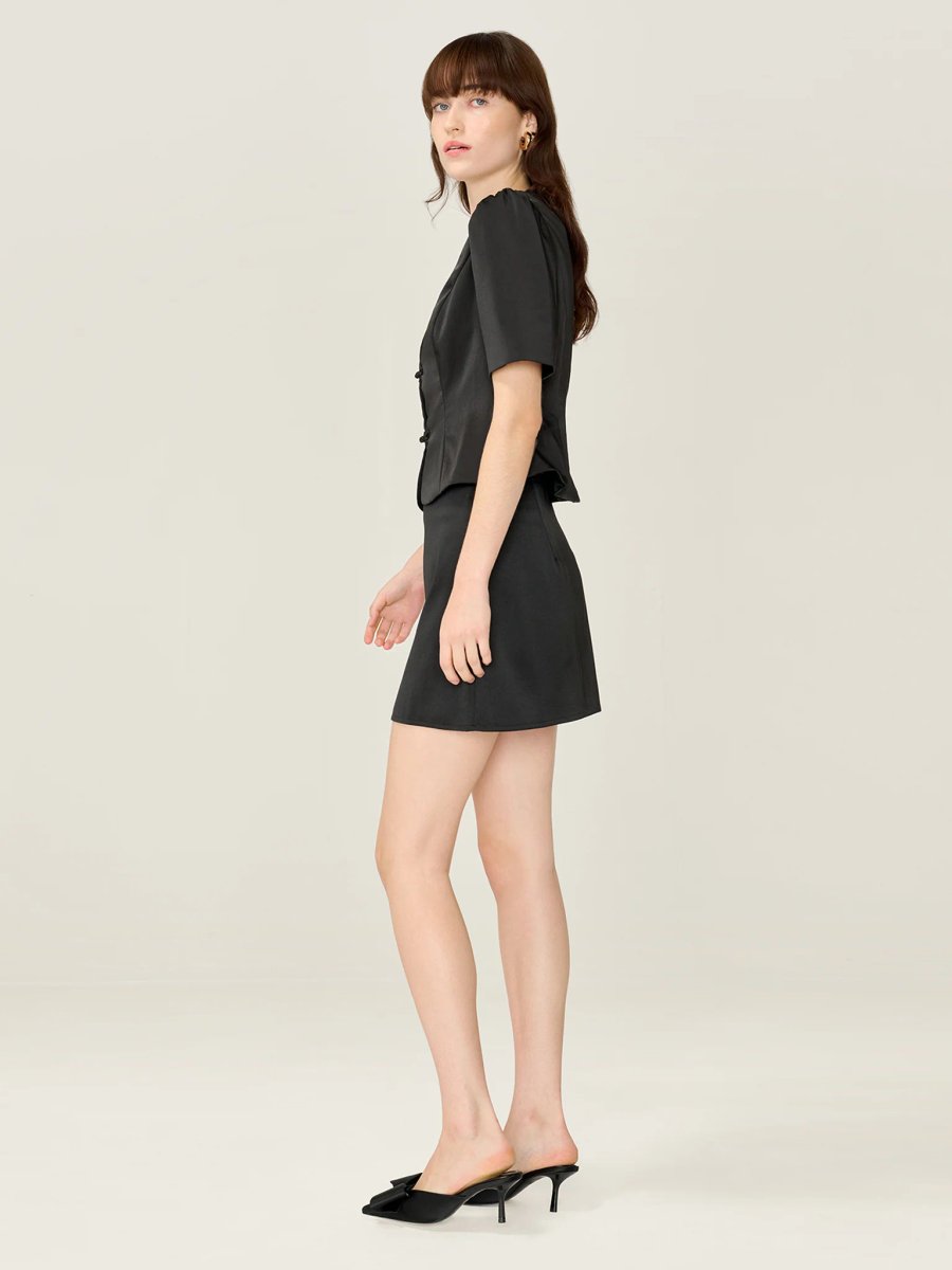OMNES Lorelai Blouse in Black - 3