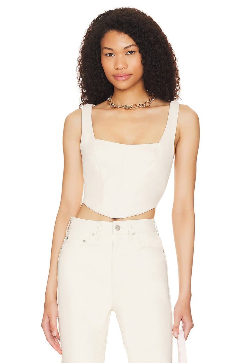 revolve Revolve Chic Bustier Top in Ivory