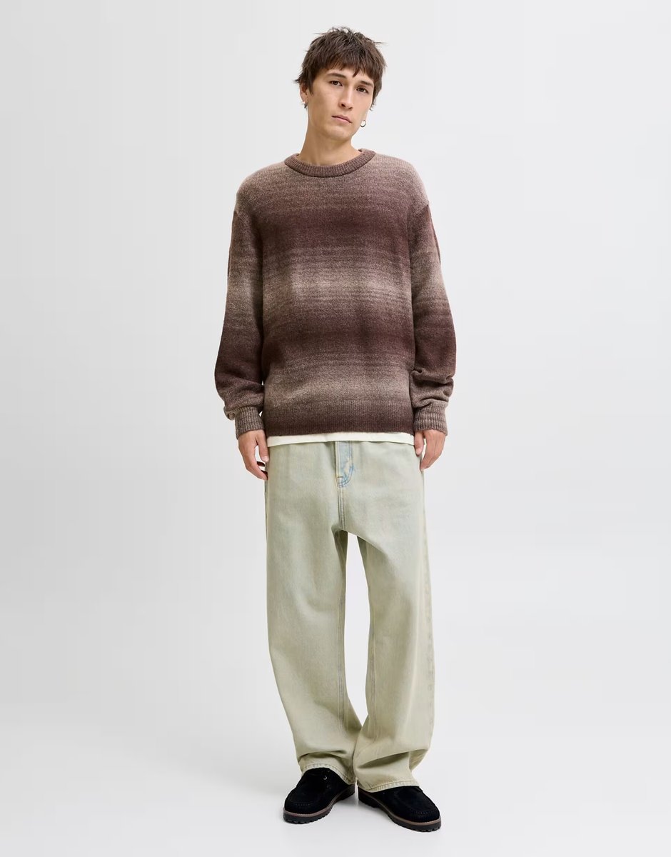 ASOS Jack & Jones Knitted pullover in deep mahogany - 2